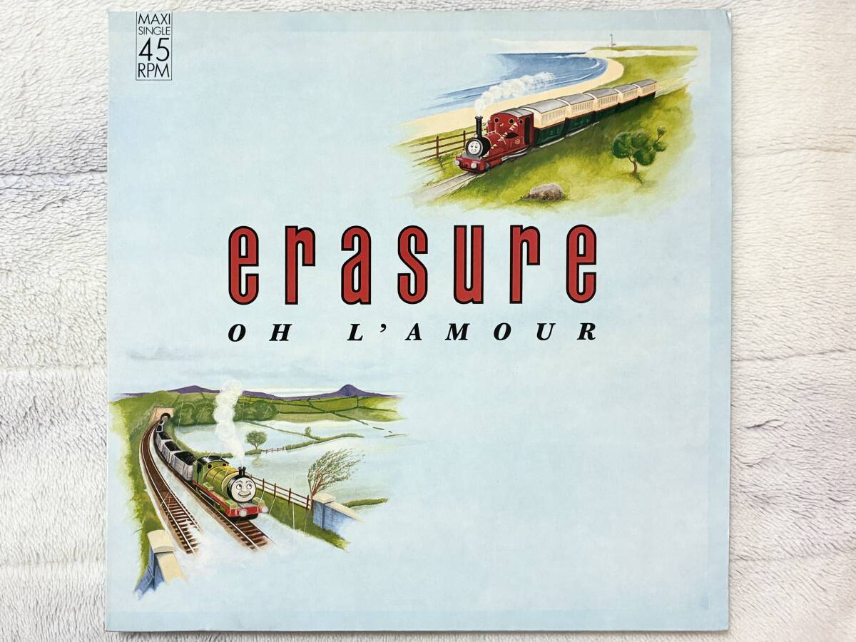【80's】Erasure / Oh L'Amour (1986、12 Inch Single、ドイツ盤、Re-Mix、Michael Johnson、Vince Clarke、Yazoo)拍卖