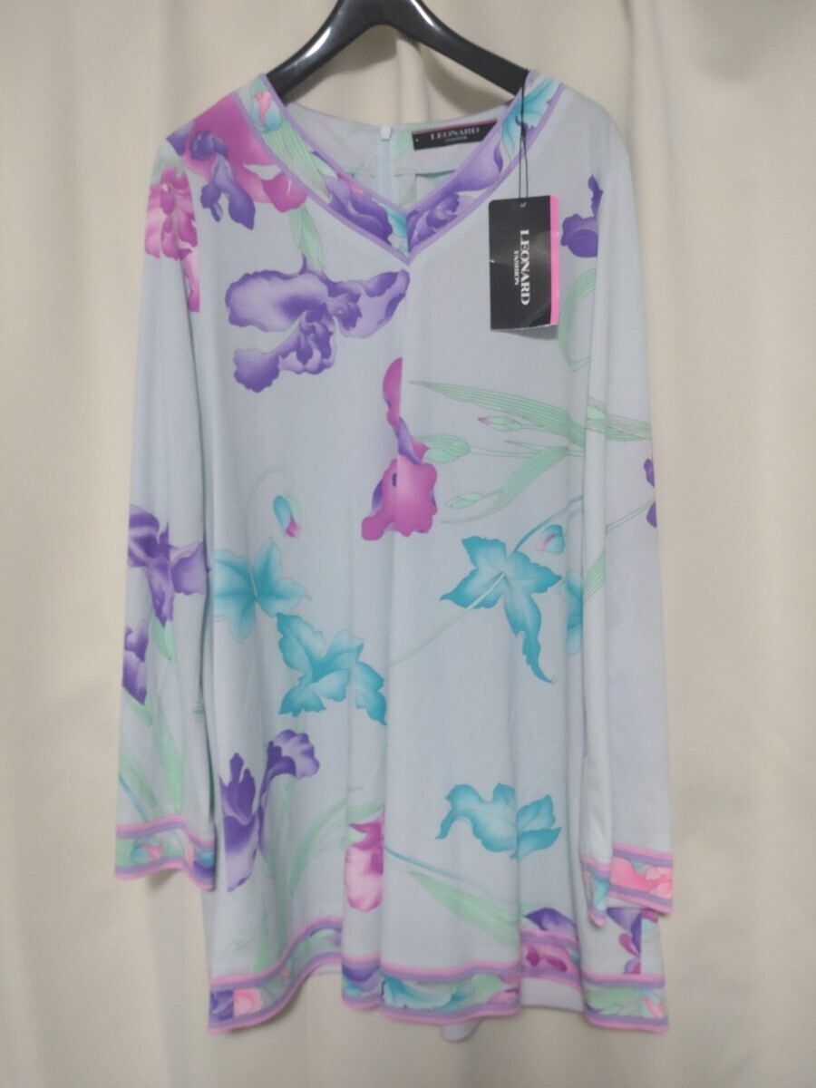 【未使用】レオナール チュニック 大きめ40 42の方にも拍卖