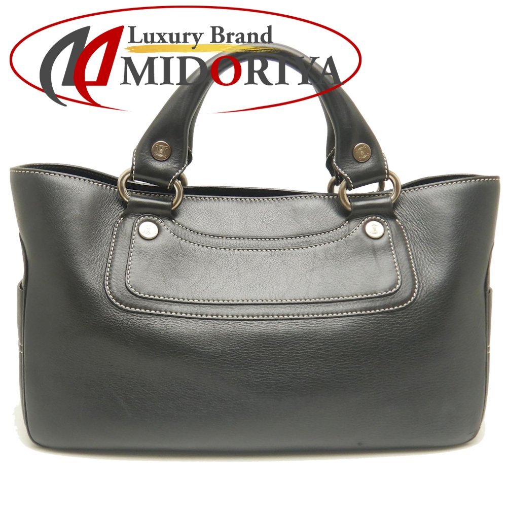 CELINE セリーヌ ブギーバッグ CE00/23 ハンドバッグ レザー ブラック/252789【中古】拍卖