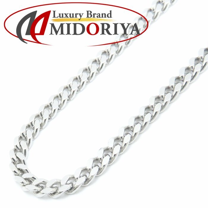 喜平ネックレス Pt850プラチナ 2面 シングル 60cm 30.4g/76100【中古】拍卖