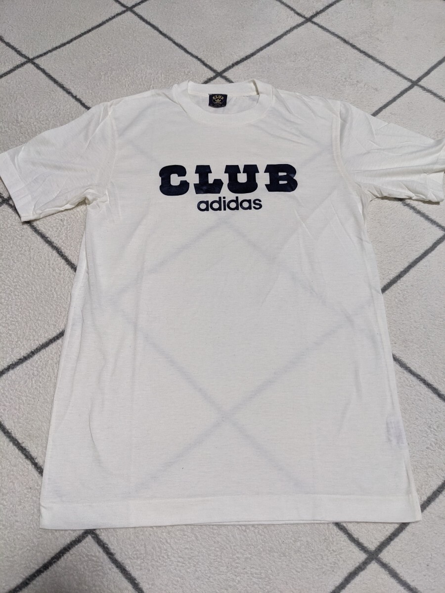 古着 ヴィンテージ CLUB adidas アディダス Tシャツ Mサイズ 半袖 半袖Tシャツ トップス拍卖