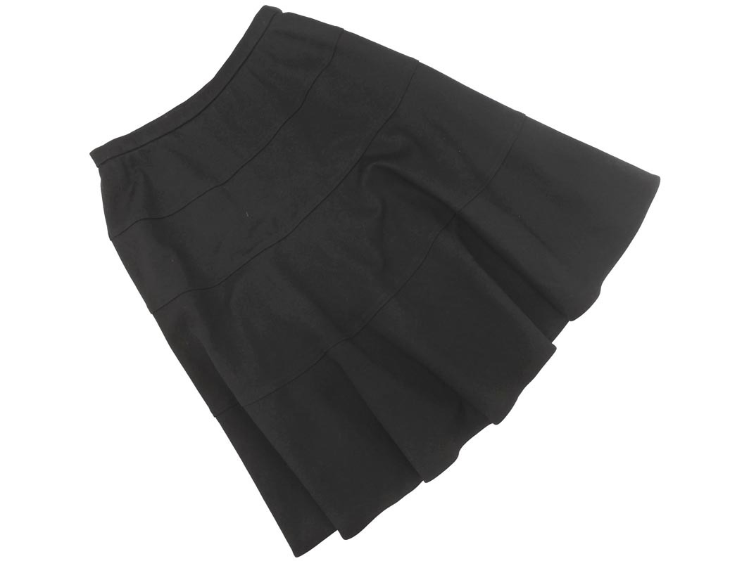 ROCHAS ロシャス フレア スカート size11/黒 ■■ ☆ fea1 レディース拍卖