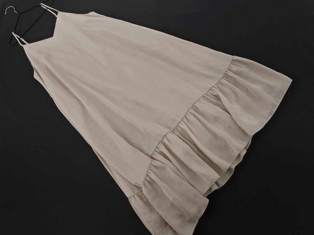 Heather ヘザー ロング キャミソール ワンピース sizeF/ライトグレー ■◆ ☆ feb2 レディース拍卖