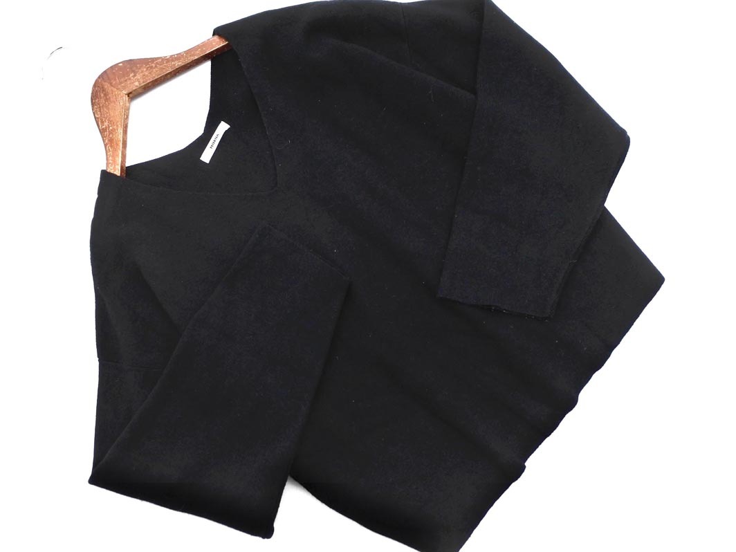 MURUA ムルーア Vネック ニット セーター 黒 ■◇ ☆ feb6 レディース拍卖