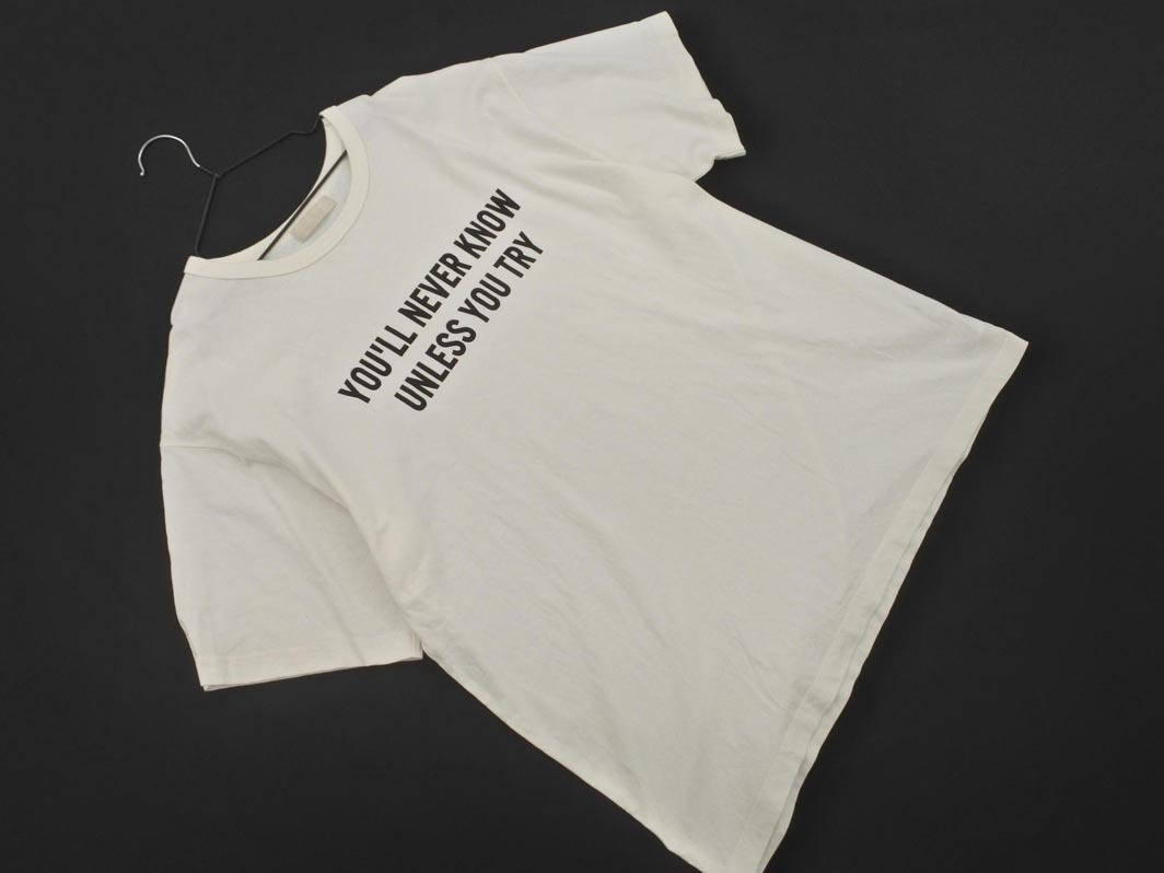 ネコポスOK FREE’S MART フリーズマート プリント Tシャツ sizeFR/オフホワイト ■◆ ☆ fed0 レディース拍卖