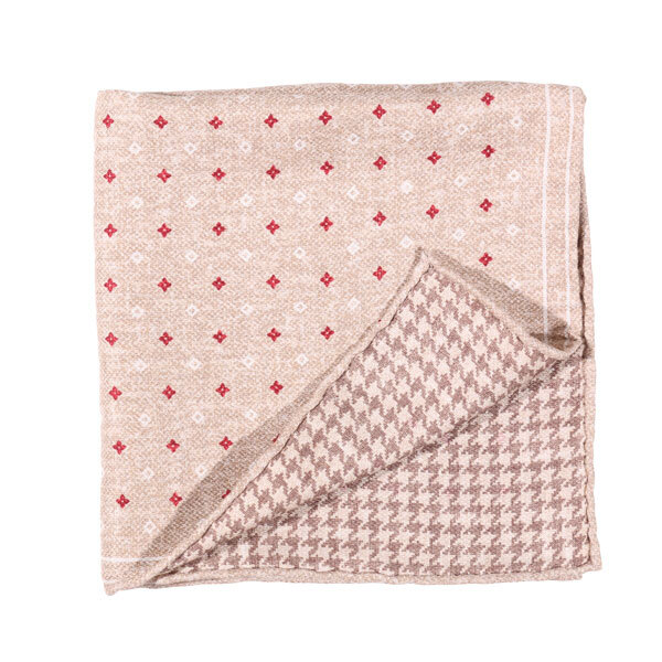 BRUNELLO CUCINELLI(ブルネロクチネリ) ポケットチーフ MV8650091 ベージュ 【A33311】拍卖