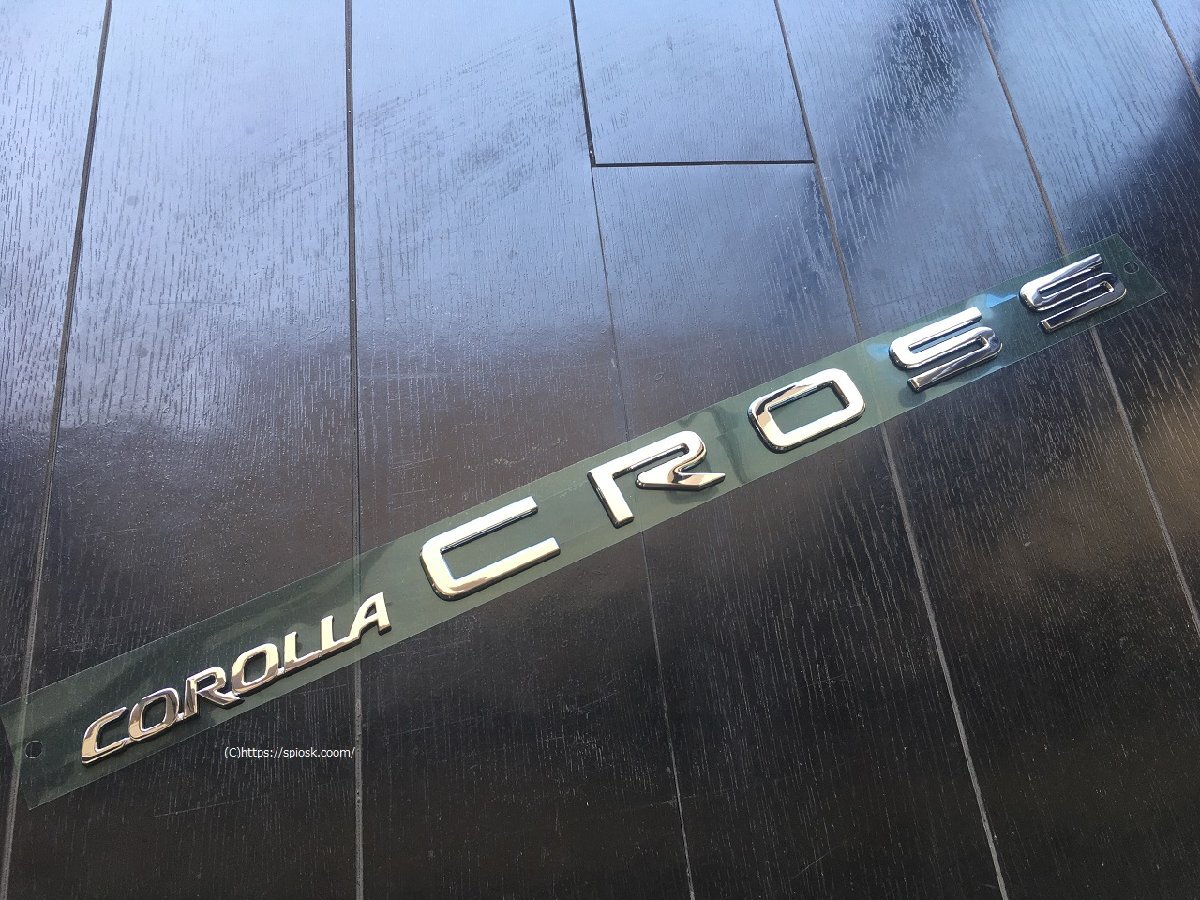 トヨタ カローラクロス 海外仕様 トヨタ純正エンブレム リアエンブレム COROLLA CROSS拍卖
