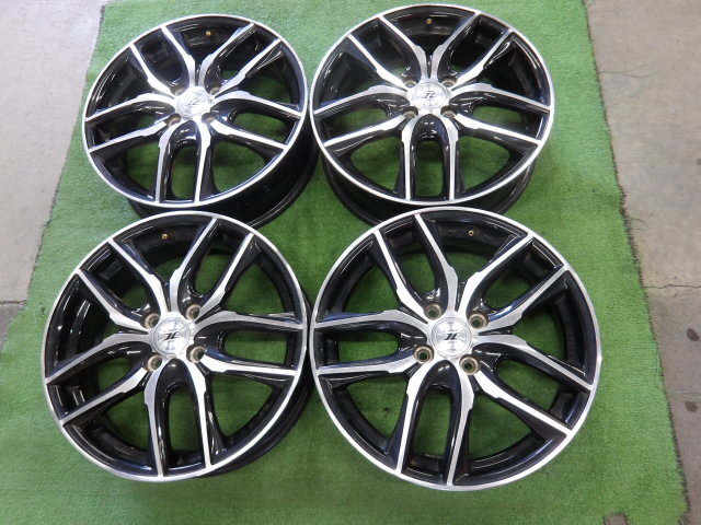 D.O.S. ADULA 黒ブラック?/ポリッシュ? 16インチ 16x5J+45 4H PCD100 アルミ ホイール 4本拍卖