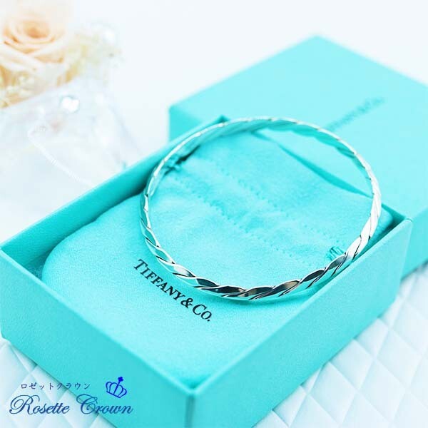 ◆新品◆値下げ交渉 は 質問で◆未使用◆ティファニー◆ツイストバングル◆拍卖