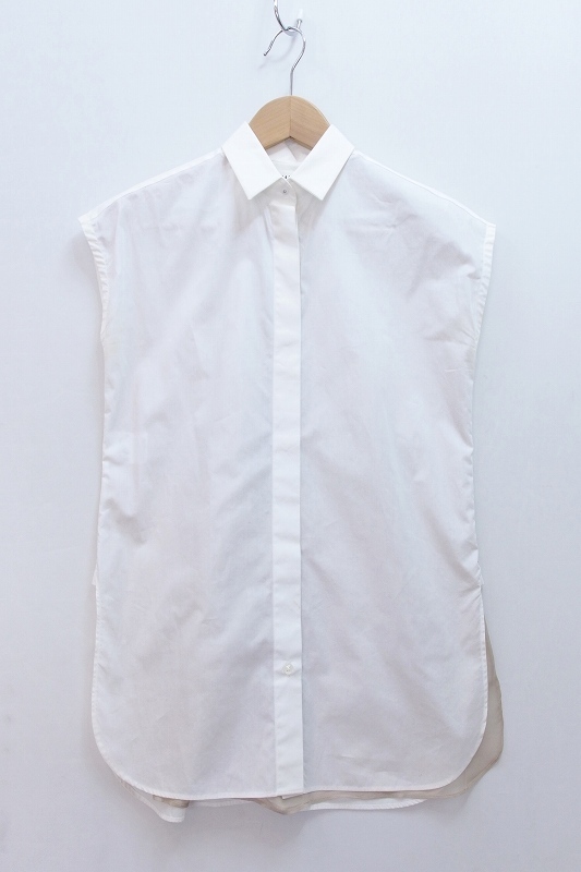 マルタンマルジェラ Martin Margiela バックジップ シルクオーガンジー ノースリーブシャツ 51DL018038403 kz5010222297拍卖