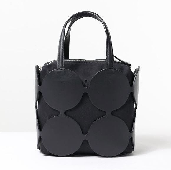 ピエール アルディ BULLES BOX 2WAYハンドバッグ クロスボディ レザー&キャンバス AAV02 ブラック kz5002220170拍卖