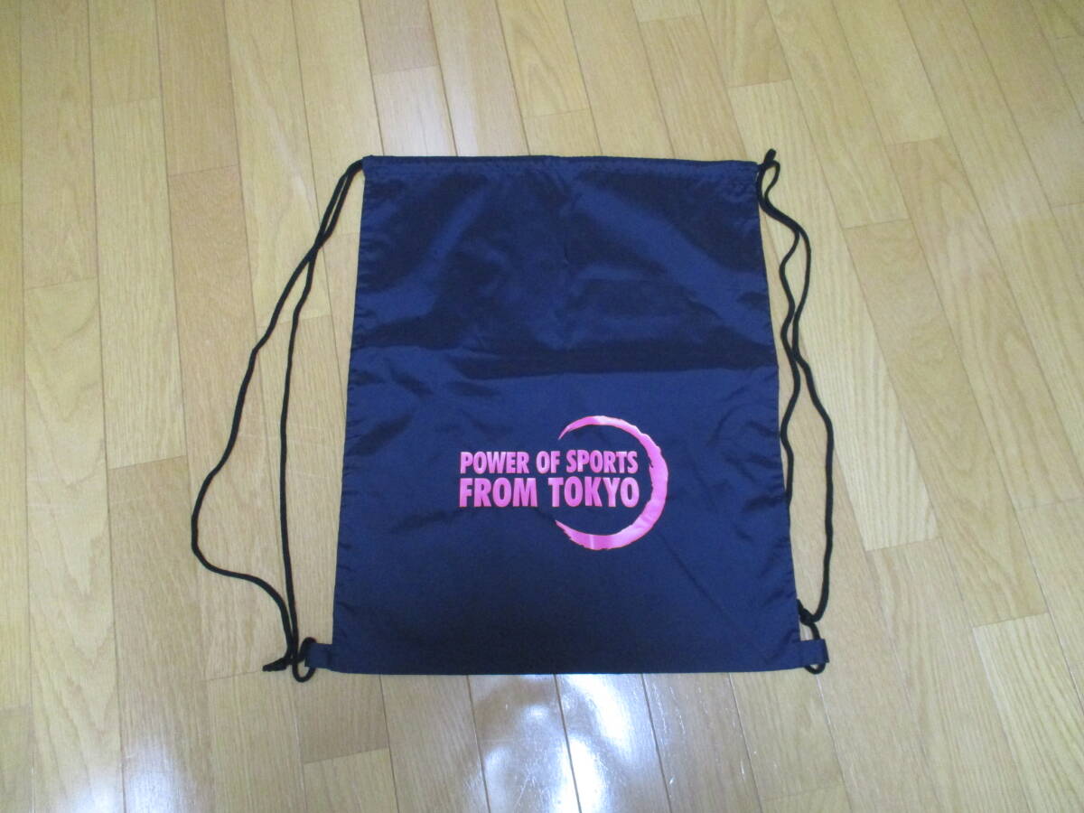 未使用保管品!トムス★スポーツ&カジュアル<巾着・リュック>★ネイビー・ピンク拍卖