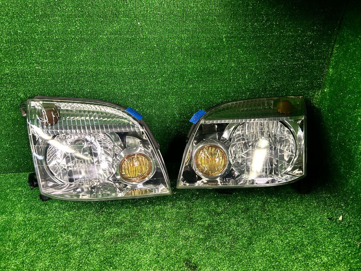 0288-250514 エクストレイル T30 ハロゲン ヘッドライト 左右セット 破損無し 美品 日産 NISSAN (D)拍卖