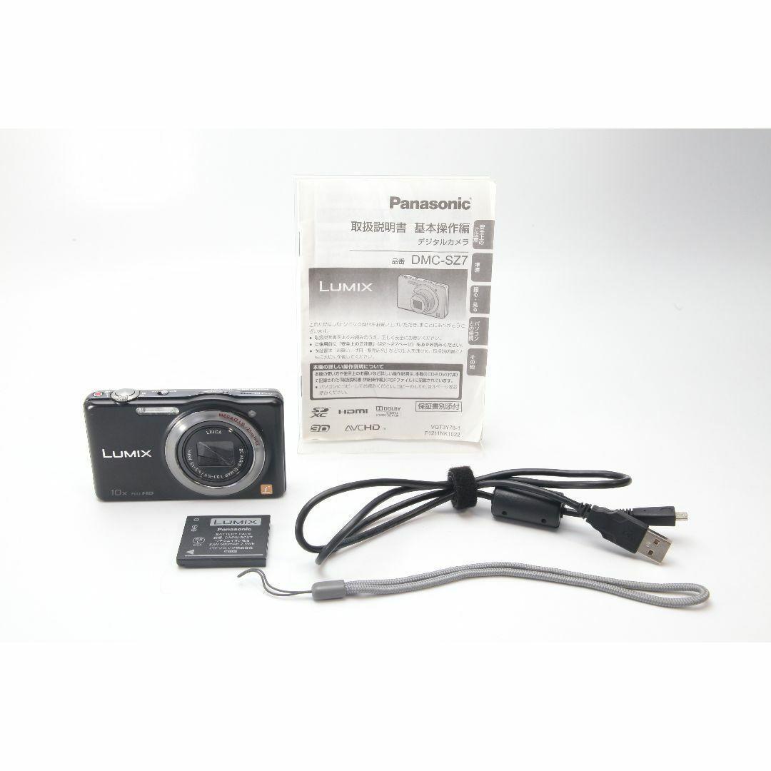 Panasonic パナソニック DMC-SZ7 ブラック:25050702拍卖