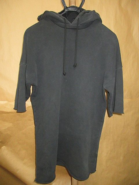 ラフシモンズ RAF SIMONS 03SS 消費者期 名作 レイヤード オーバーサイズ パーカー 黒 46 国内正規品拍卖