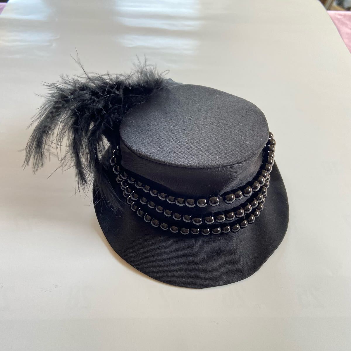 ゴスロリ ミニハット 黒拍卖