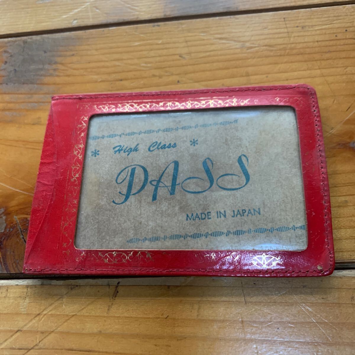 定期/カード入れ 赤拍卖