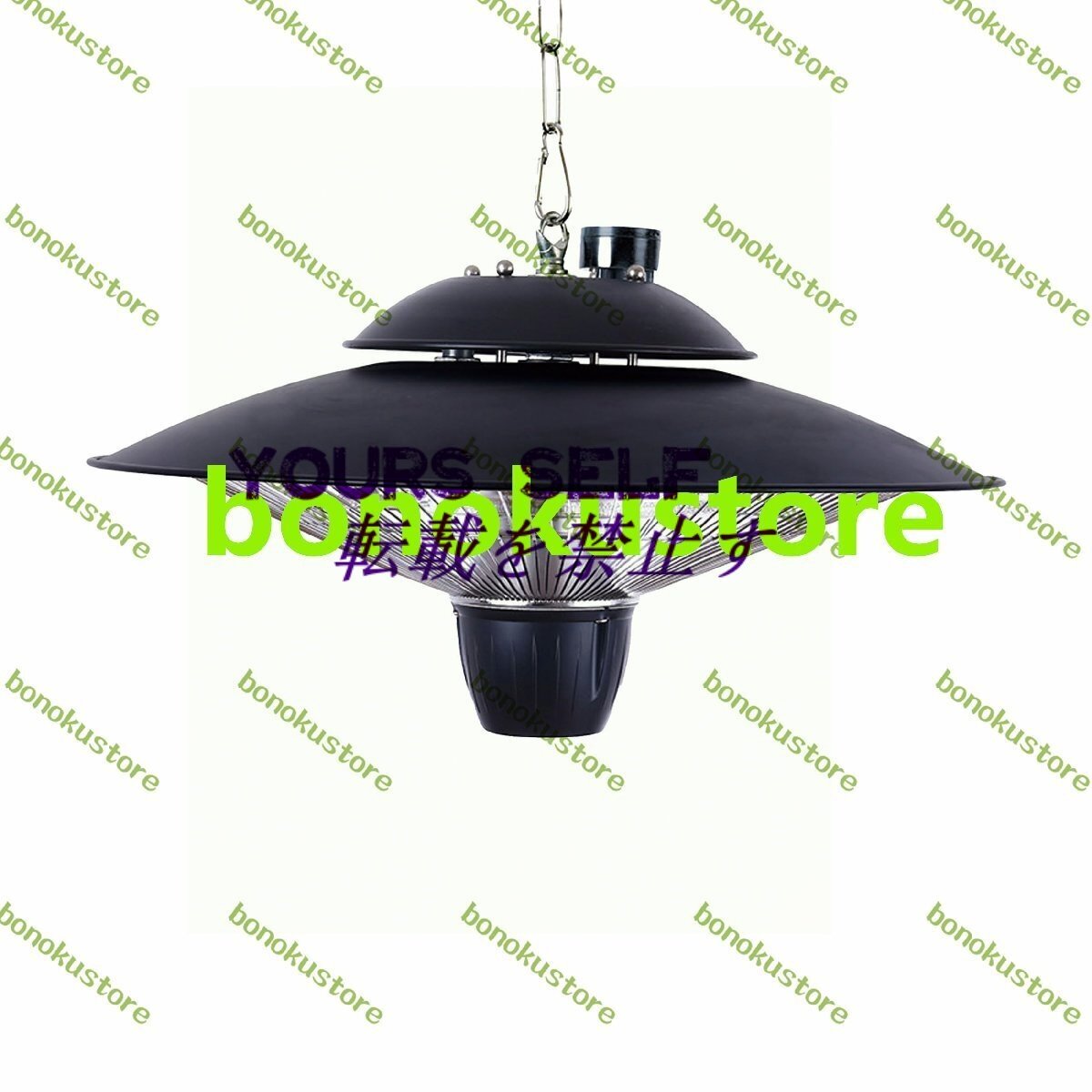 吊り下げ式パティオヒーター 暖房器具 屋外/屋内電気ヒーター 2つの調節可能なモード 防塵・防水規格拍卖