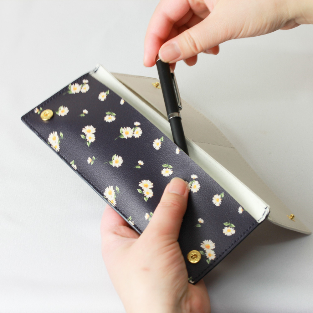 新品即決 学研 ツインペンペース 花 AH10065 プランナーシリーズ ペンケース 薄型 携帯 女性 学生 学校 会社 社会人 成人式 勉強 事務 zak拍卖