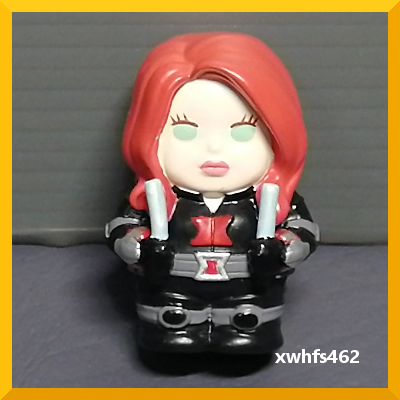 即決美品 マーベル ソフビパペットマスコット ブラック・ウィドウ エンスカイ スカヨハ 指人形 ソフビ フィギュア アベンジャーズ 111拍卖