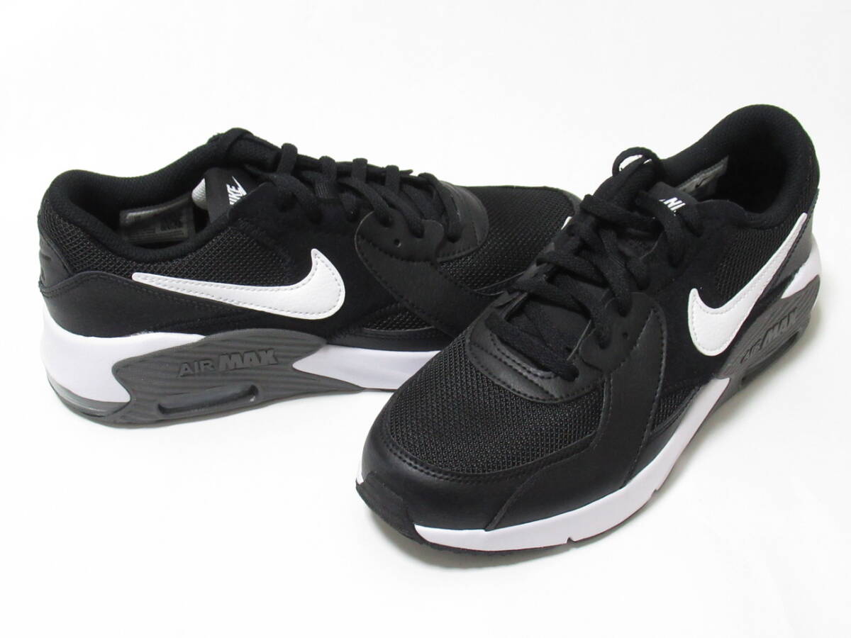 NIKE AIR MAX EXCEE GS ブラック グレー 25cm ナイキ エアマックス エクシー レディース ジュニア 黒 CD6894-001拍卖