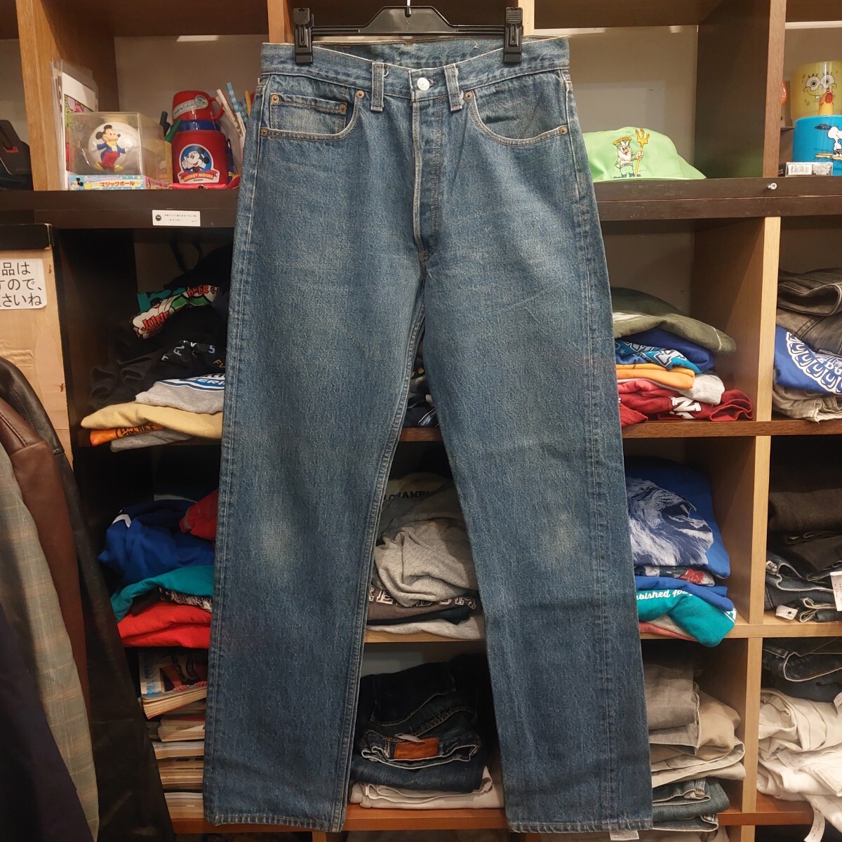 USA古着 80s 86年 USA製 Levis 501 デニムパンツ W33 濃紺 オールド リーバイス ヴィンテージ 脇割り ハチマル ケアタグ07E1601拍卖