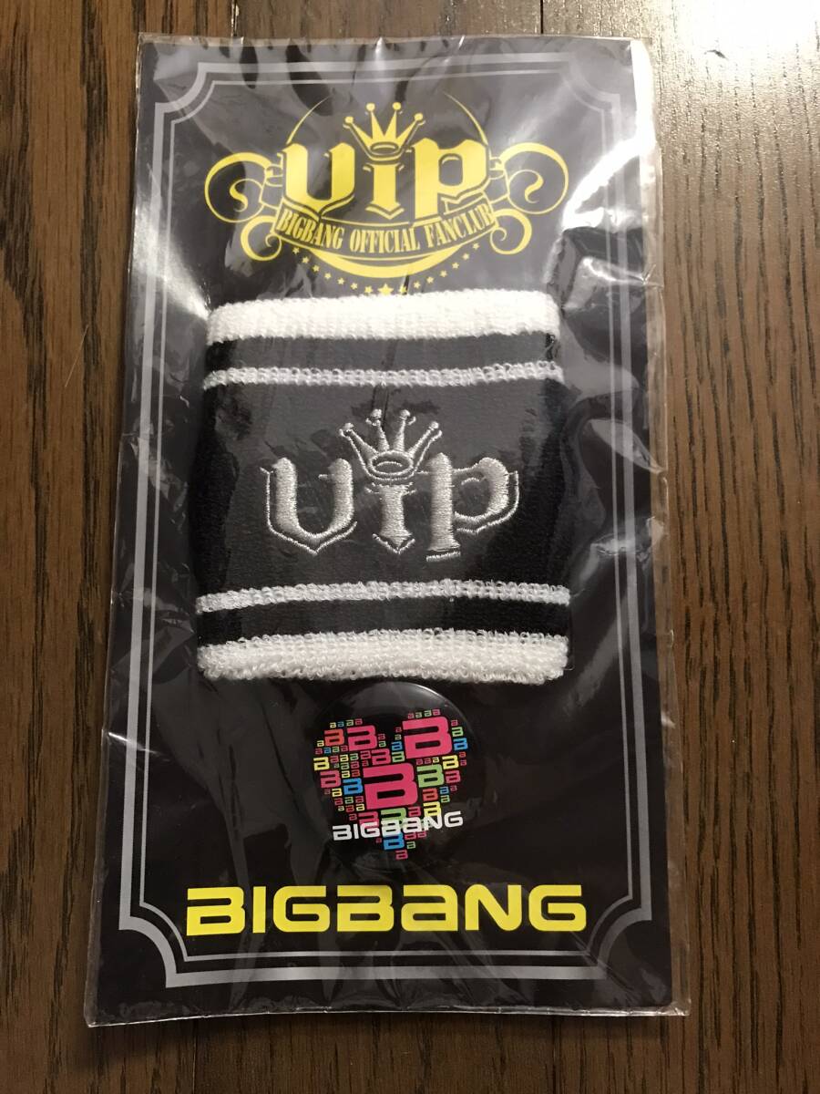 ≪新品≫ BIGBANG ファンクラブ継続特典 リストバンド&缶バッジ拍卖