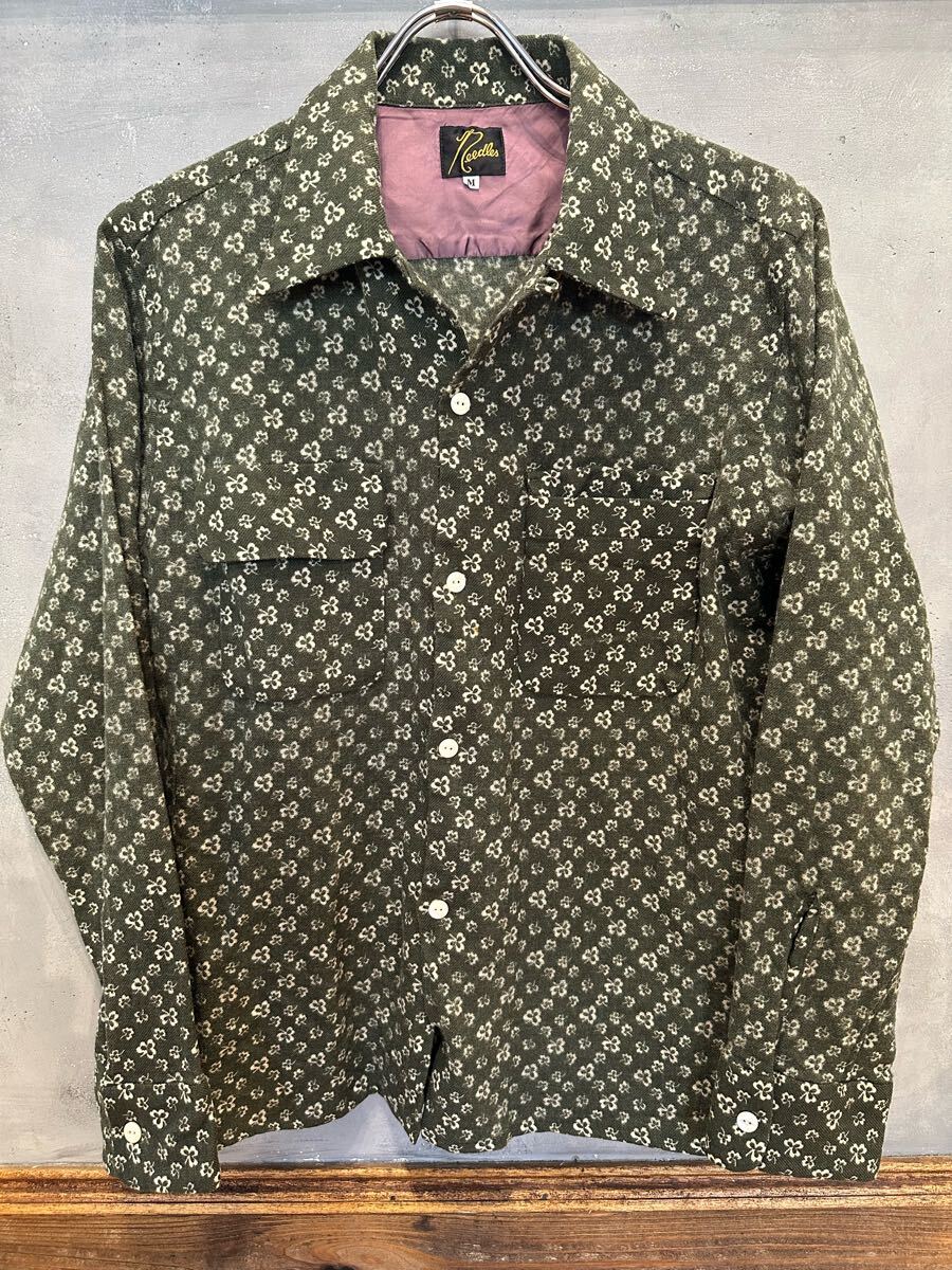 needles オープンカラーシャツ クローバー Mサイズ拍卖