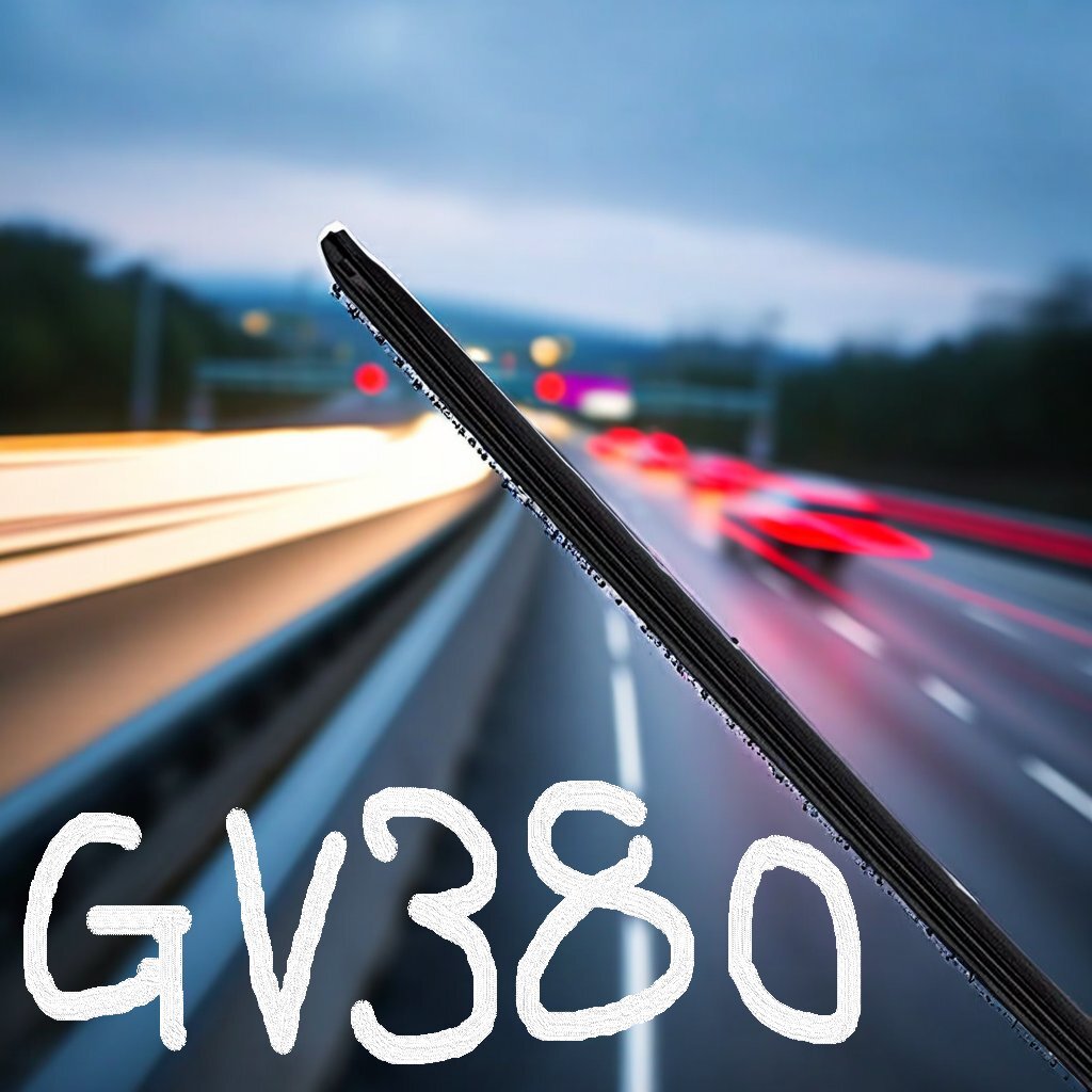 シフト 協栄製作所 SHIFT グラファイトワイパーラバー graphite wiper rubber GV380 6mm幅 380mm用 1本 GV-380拍卖