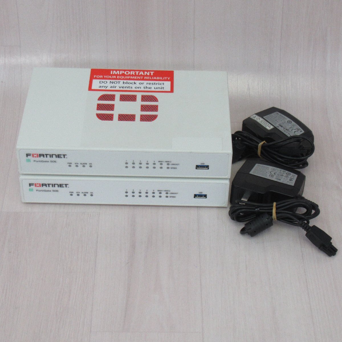 Fortinet FG-50E (2台セット) FortiGate-50E UTM ライセンス期限切れ 保証有 XY 19125#拍卖