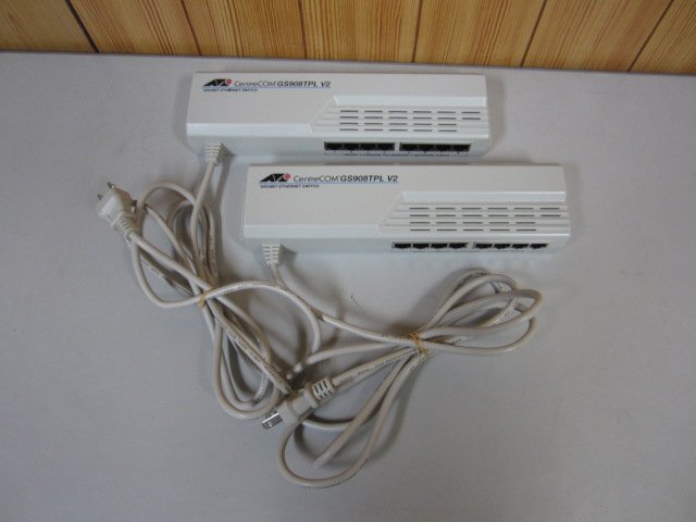 GS908TPL V2 2台 アライドテレシス CentreCOM ギガビットイーサネットスイッチ 保証有 YC 9985)拍卖