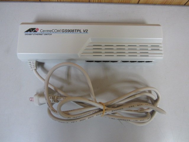 GS908TPL V2 アライドテレシス CentreCOM ギガビットイーサネットスイッチ 保証有 YC 9986)拍卖