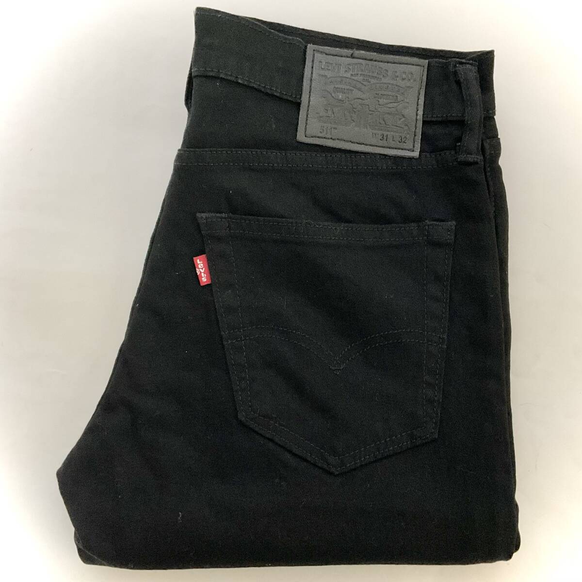 未使用 Levi’s 511 W31 ブラック/ストレッチ ※裾上げ有り W117拍卖