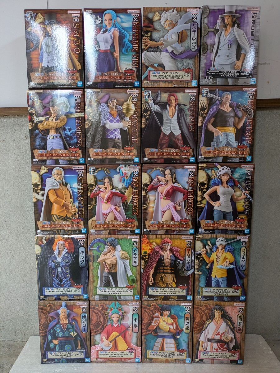 ★新品未開封★ワンピース DXF THE GRANDLINE SERIES EXTRA 豪華20体セット ルフィ サボ ビビ ロー キッド ミホーク ニカ ギア5拍卖