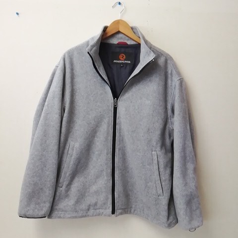 ★【古着】 ROSSIGNOL(ロシニョール) フリースジャケット(アウター) Lサイズ グレー拍卖