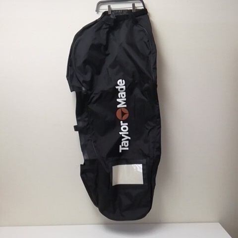 ★【中古品】 Taylor Made(テーラーメイド) ゴルフバッグ(キャリーバッグ) ブラック ※ボタン破損してます拍卖
