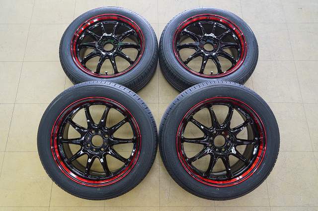 【美品 中古 ホイール】ワーク エモーション ZR10 16インチ 4H100 6.5J+50【新品】185/55R16 TOYO ナノエナジー3+ ノート フィット アクア拍卖