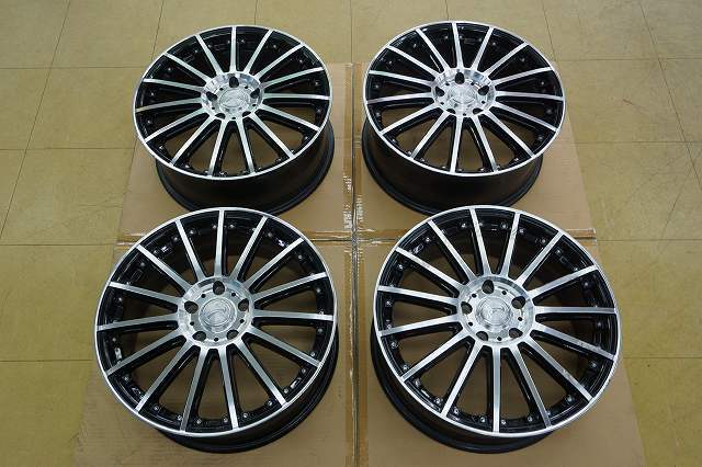 【中古】18インチ ロクサーニ シュナーベル 5H114.3 7J+55 4本 1台分拍卖