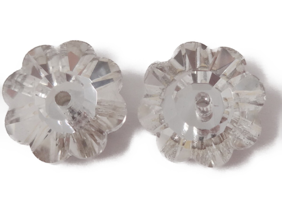 キラリ手芸部 No.6253手芸用ビジュー パーツ ソーオン ストーン(ガラスビーズ ラインストーン)クリスタル_1cm×1cm_16個入り拍卖