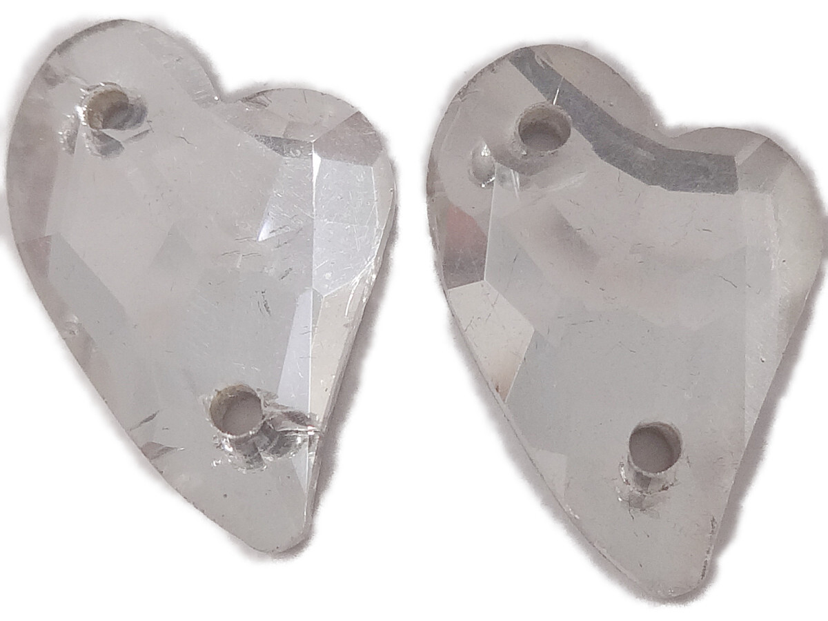 キラリ手芸部 No.3922-sビジュー パーツ 手芸用 ソーオン ストーン(ガラスビーズ ラインストーン)クリスタル_0.9cm×1.3cm_18個入り拍卖