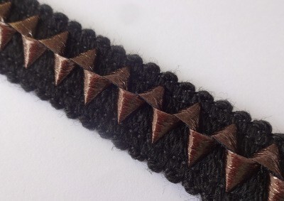 キラリ手芸部 No.3385ブレード 手芸用_黒色(ブラック)_幅1.5cm×長さ3m拍卖