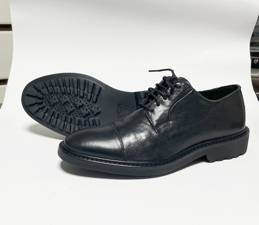 未使用/GEOX/26cm/EU41/ストレートチップ/ブラック拍卖