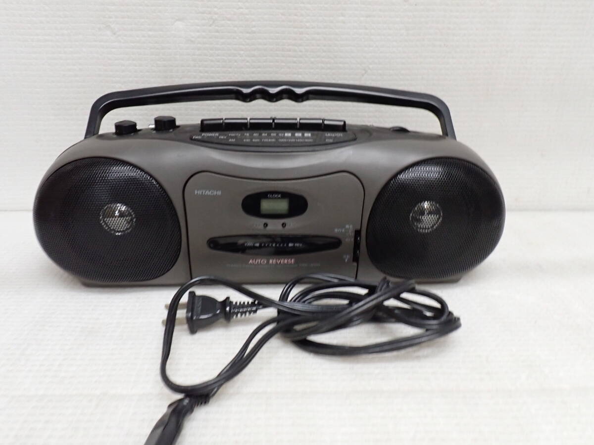 HITACHI 日立 ラジオカセットレコーダー TRK-S100 ラジオのみ動作確認済 Z-MA拍卖