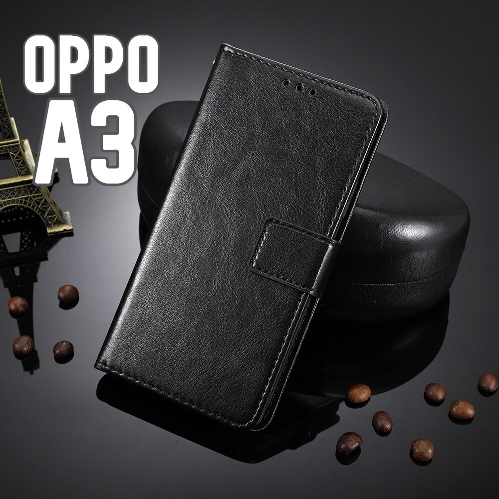 OPPO A3 手帳型 ブラック スマホケース 拍卖