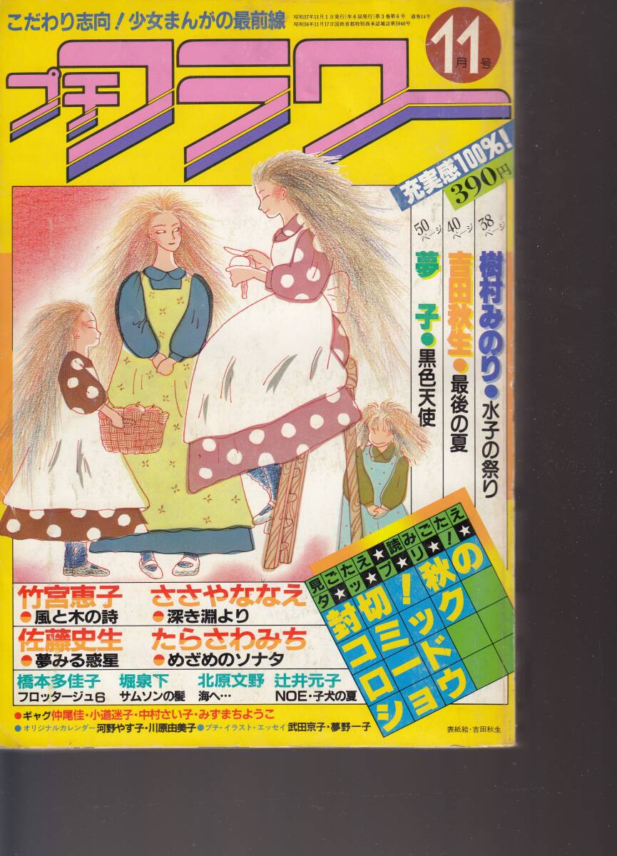 プチフラワー、1982年、11月号、mg00009拍卖