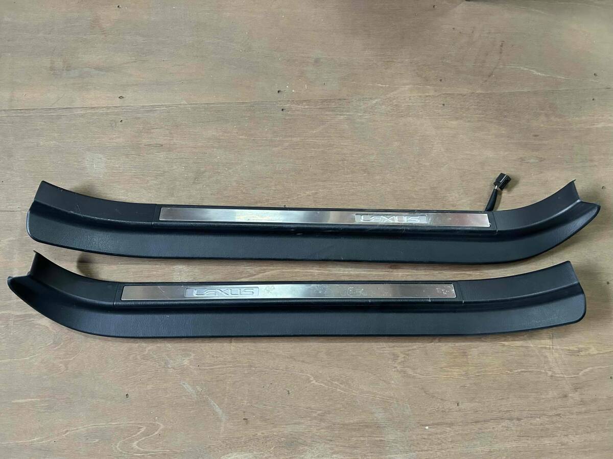 suMJ★H13 トヨタ UZZ40 ソアラ★純正 イルミスカッフプレート左右セット★67913‐24040/67914‐24030/レクサス/SC430/LEXUS/部品取り車拍卖