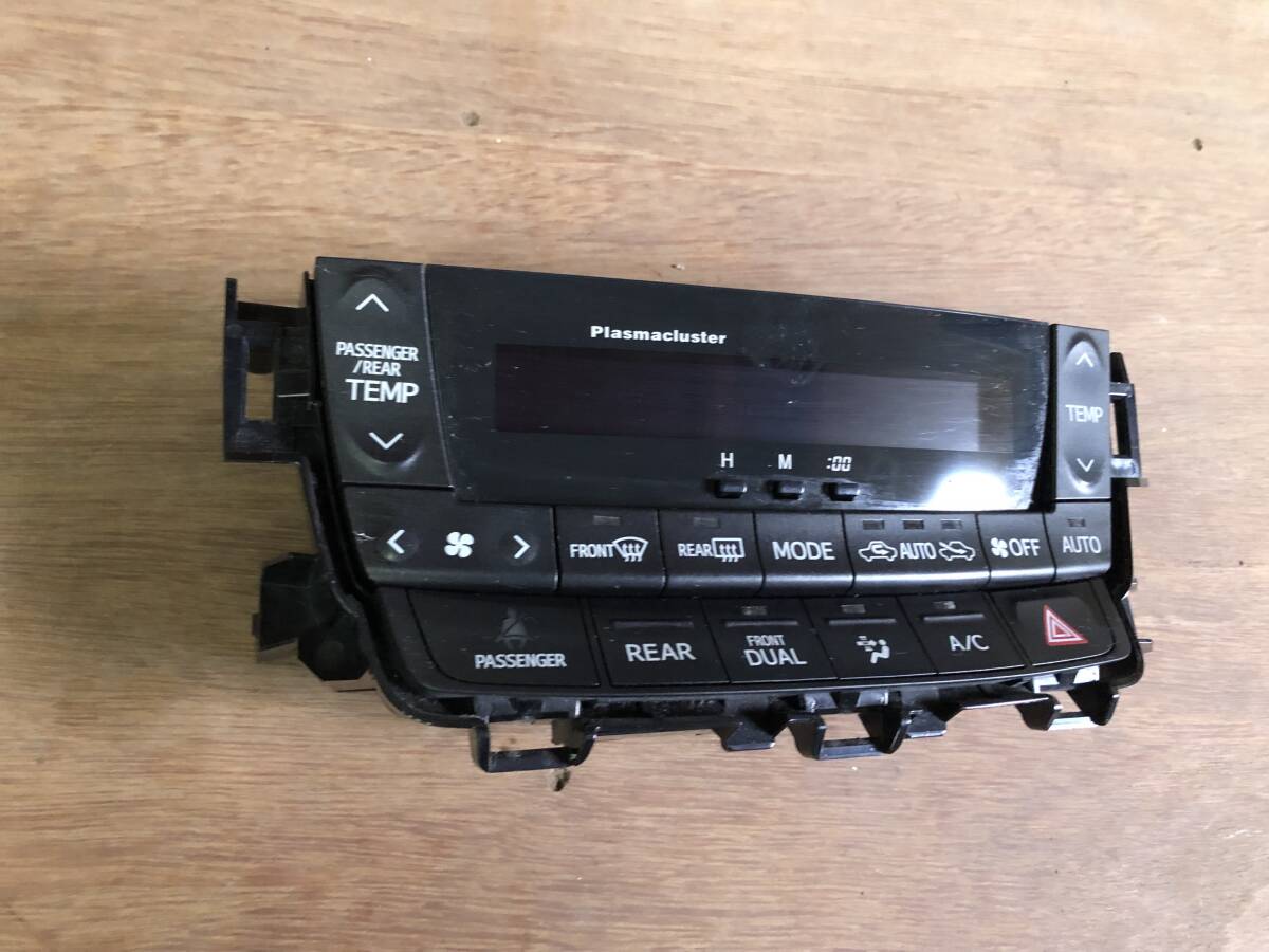 naMK★H20 20ヴェルファイア★純正★エアコンスイッチパネル★GGH20W/3.5V_Lエディション/TOYOTA/アルファード/部品取車拍卖