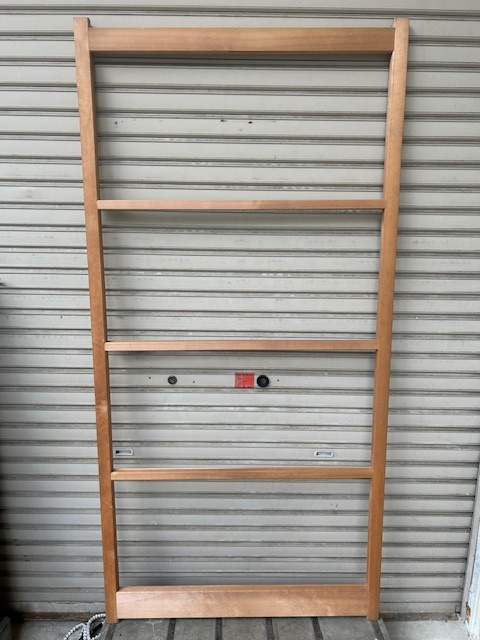 SuM.80★枠のみ 障子枠 1枚★H178cm×W88cm×D3cm/新品未使用/倉庫保管品/仕切り/ガラス/パーテーション/リノベーション/木枠/DIY/和室拍卖