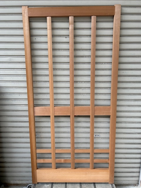 SuM.87★枠のみ障子枠2枚セット★H181cm×W89cm×D3cm/新品未使用/倉庫保管品/仕切り/ガラス/パーテーション/リノベーション/木枠/DIY/和室拍卖