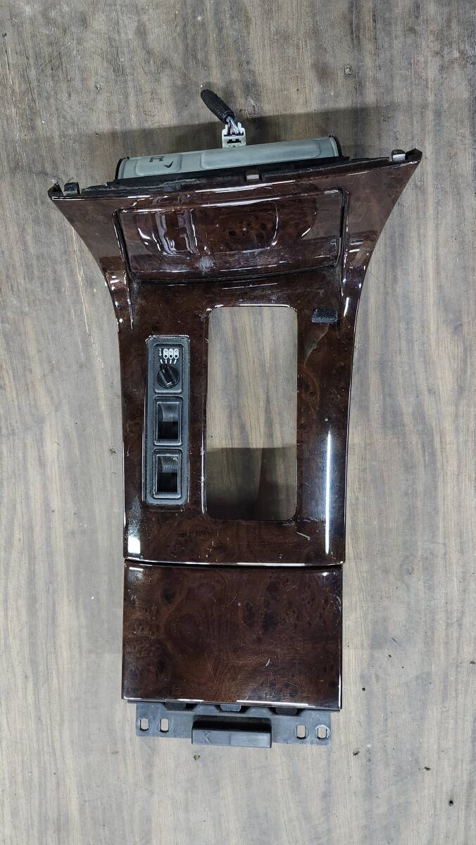 KAMK★日産 H10 Y33 シーマ グランドツーリング★純正 木目調 シフトパネル★センターパネル★灰皿/FGY33/NISSAN/内装品/部品取り車/260拍卖